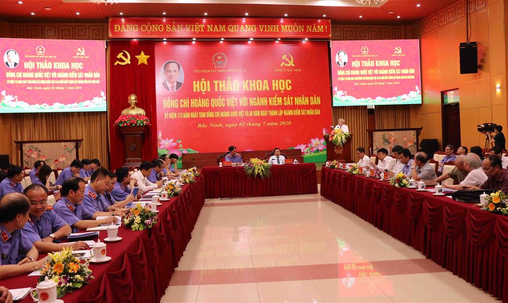 Hội thảo khoa học đồng chí Hoàng Quốc Việt với ngành kiểm sát nhân dân 