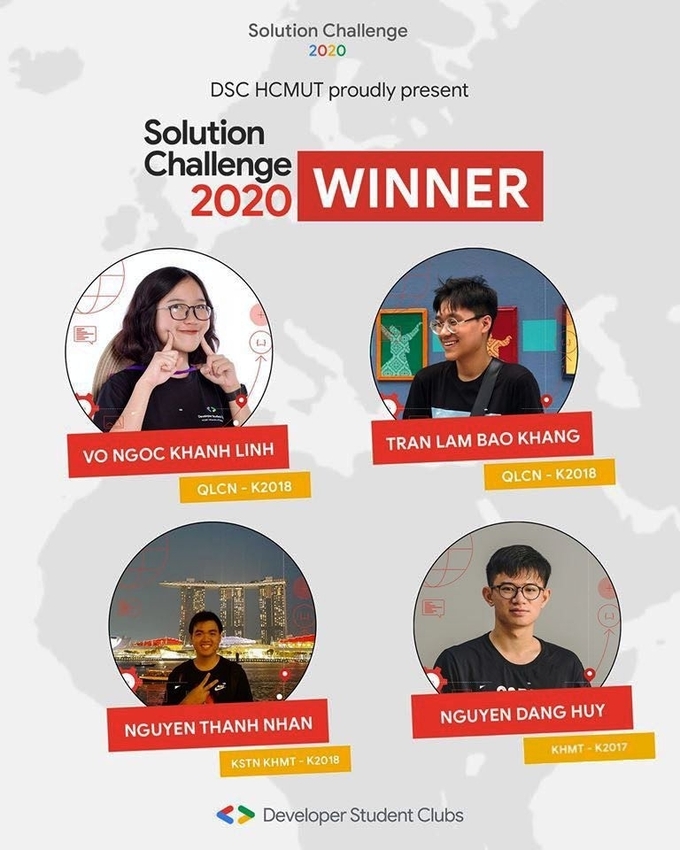 Nhóm Sinh viên Bách khoa chiến thắng giải công nghệ của Google