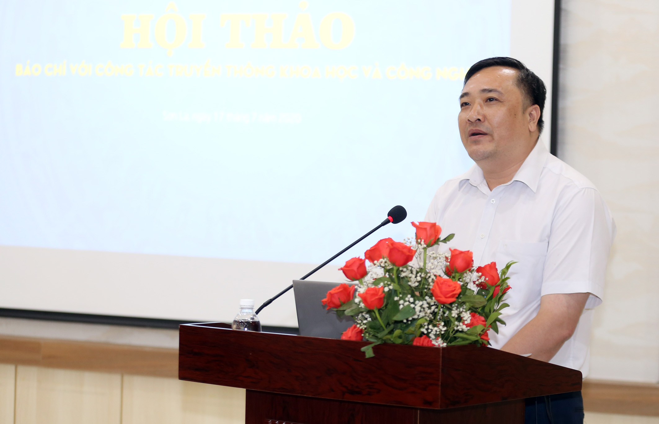 Giám đốc Trung tâm Nghiên cứu phát triển truyền thông KHCN Trần Quang Tuấn