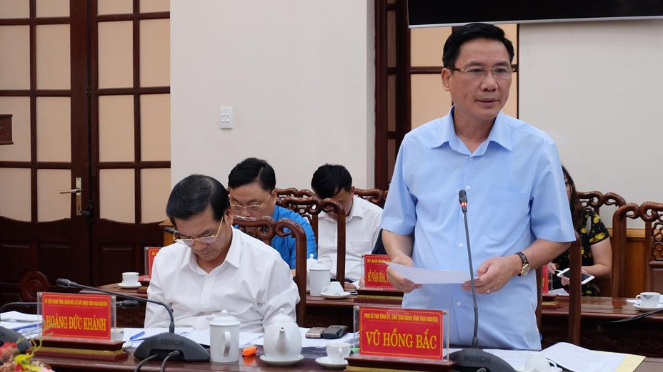 Chủ tịch UBND tỉnh Thái Nguyên Vũ Hồng Bắc 