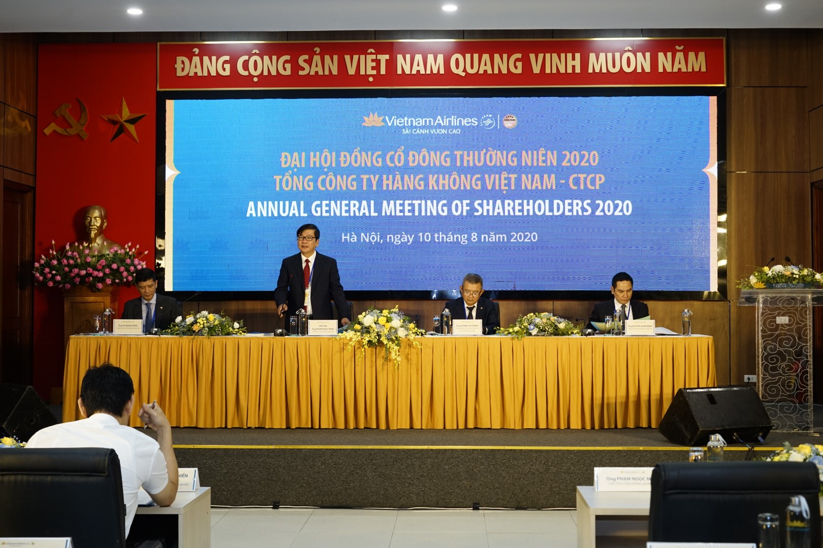 Tổng công ty Hàng không Việt Nam - Vietnam Airlines (HVN) tổ chức thành công Đại hội đồng cổ đông thường niên năm 2020