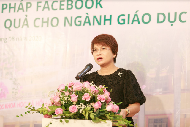 Quyền vụ trưởng Vụ Giáo dục Đại học, Bộ GDĐT, Nguyễn Thu Thủy phát biểu tại hội thảo