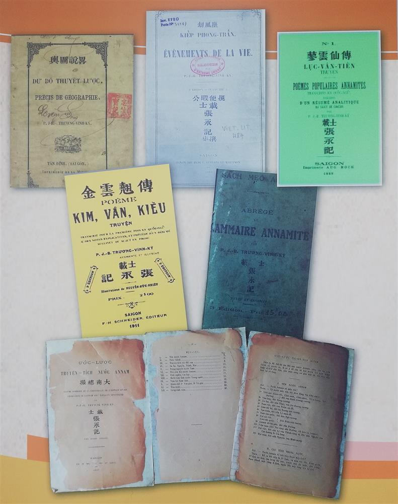 Một số tác phẩm, bản dịch của nhà báo Trương Vĩnh Ký