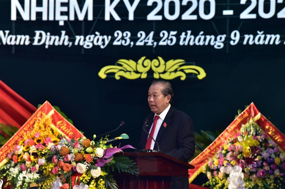 Phó Thủ tướng thường trực Trương Hòa Bình phát biểu chỉ đạo Đại hội