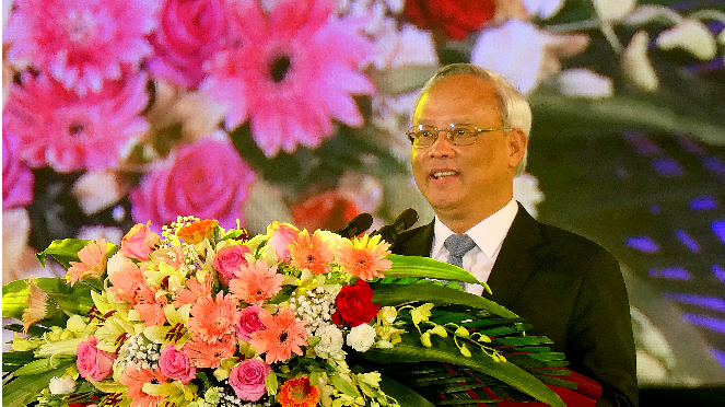 Phó Chủ tịch QH Uông Chu Lưu phát biểu tại buổi lễ