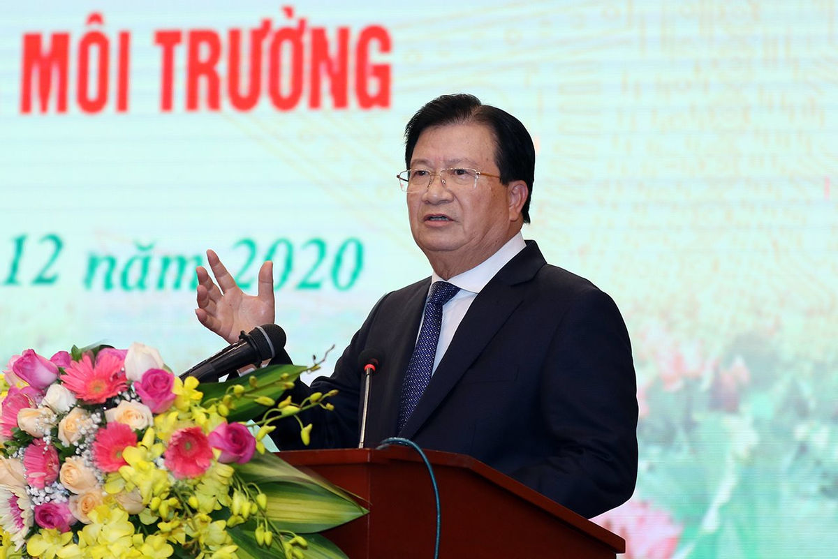 Phó Thủ tướng Chính phủ Trịnh Đình Dũng phát biểu chỉ đạo hội nghị