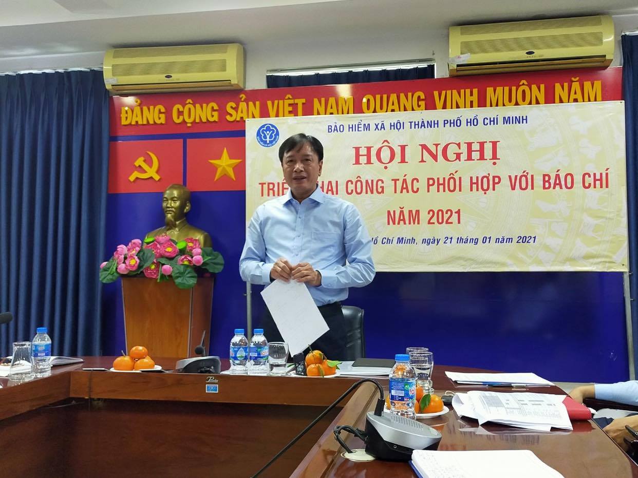 Giám đốc BHXH TP Hồ Chí Minh thông tin kết quả công tác năm 2020 và phương hướng nhiệm vụ năm 2021