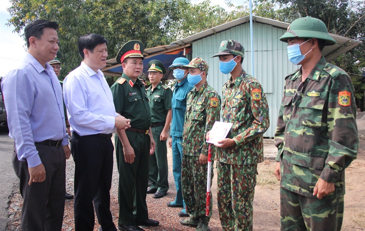 	Đoàn công tác của Ban Chỉ đạo Quốc gia về Phòng, chống dịch Covid-19 kiểm tra tại khu vực biên giới tỉnh Tây Ninh