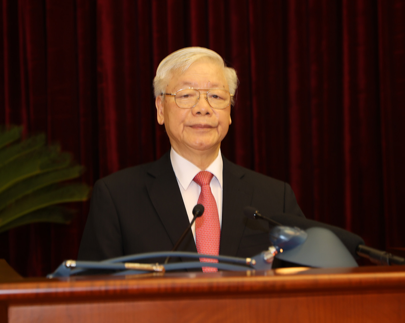 Tổng Bí thư, Chủ tịch Nước Nguyễn Phú Trọng chủ trì và phát biểu khai mạc Hội nghị.