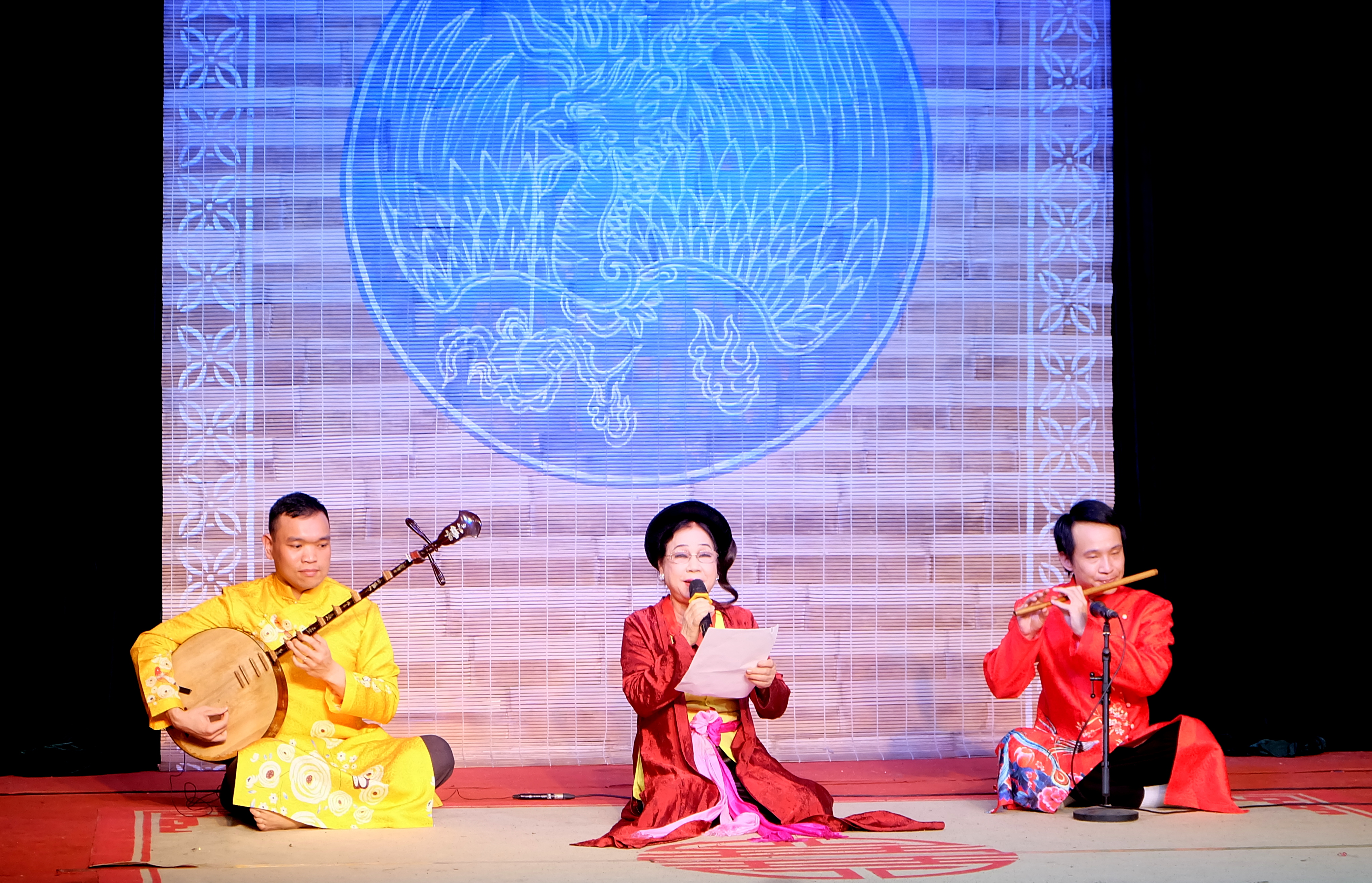 	NSND Thanh Hoài biểu diễn lẩy Kiều tại buổi ra mắt dự án