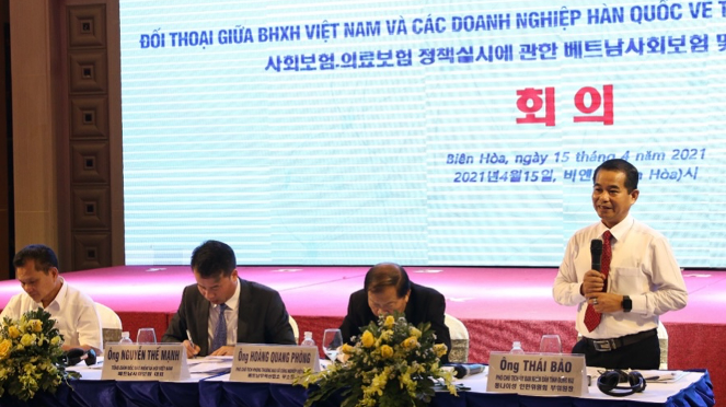 BHXH Việt Nam, các cơ quan hữu quan trung ương và địa phương đối thoại cùng doanh nghiệp FDI