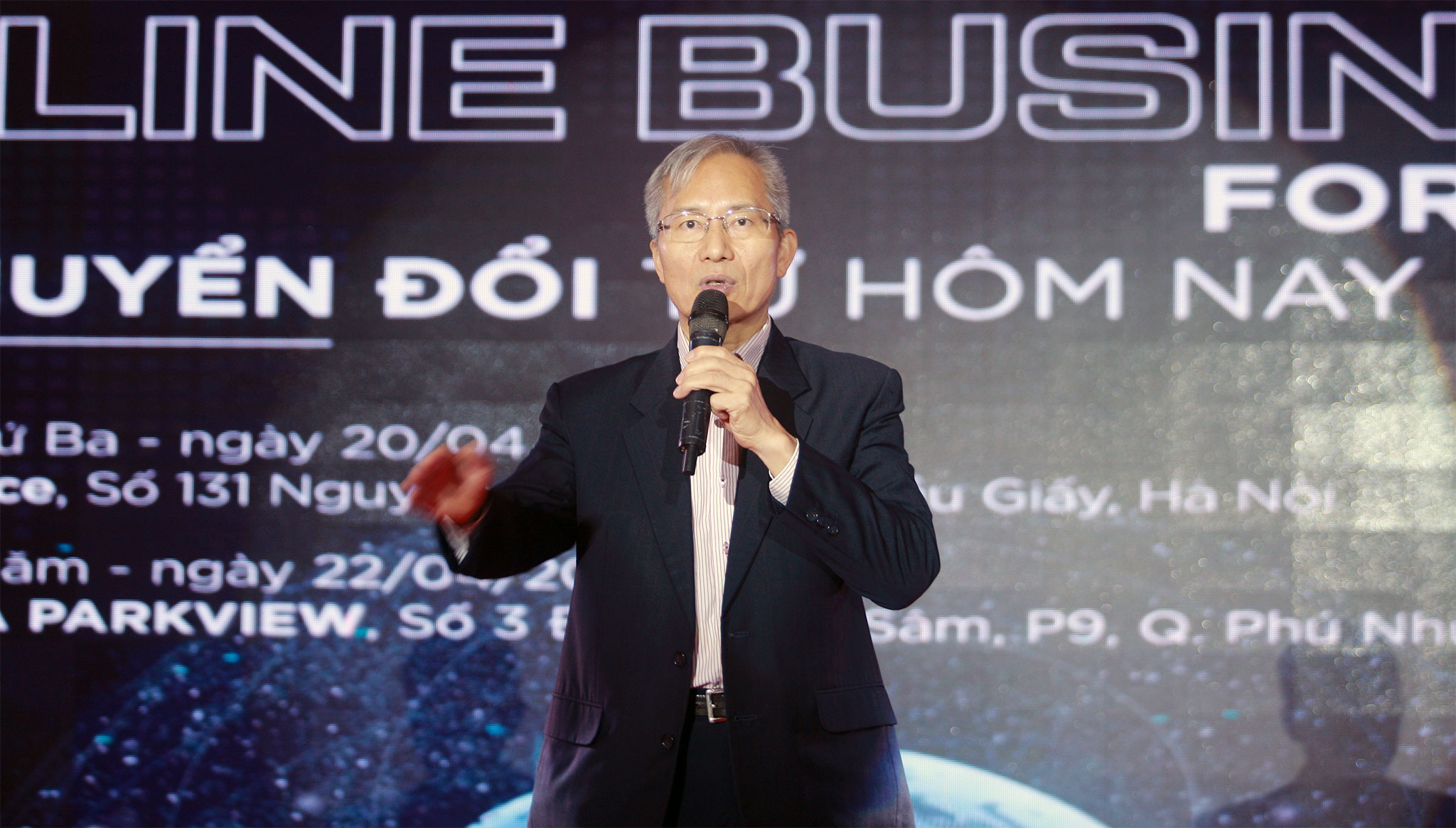 Chủ tịch VECOM Nguyễn Thanh Hưng phát biểu tại VOBF 2021