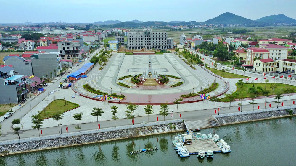 Việt Yên là huyện đầu tiên cán đích nông thôn mới của tỉnh Bắc Giang