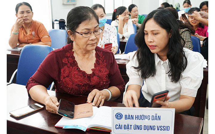 Hơn 3,1 triệu người dân Hà Nội đã sử dụng ứng d Ảnh: Thanh Tâmụng VssID