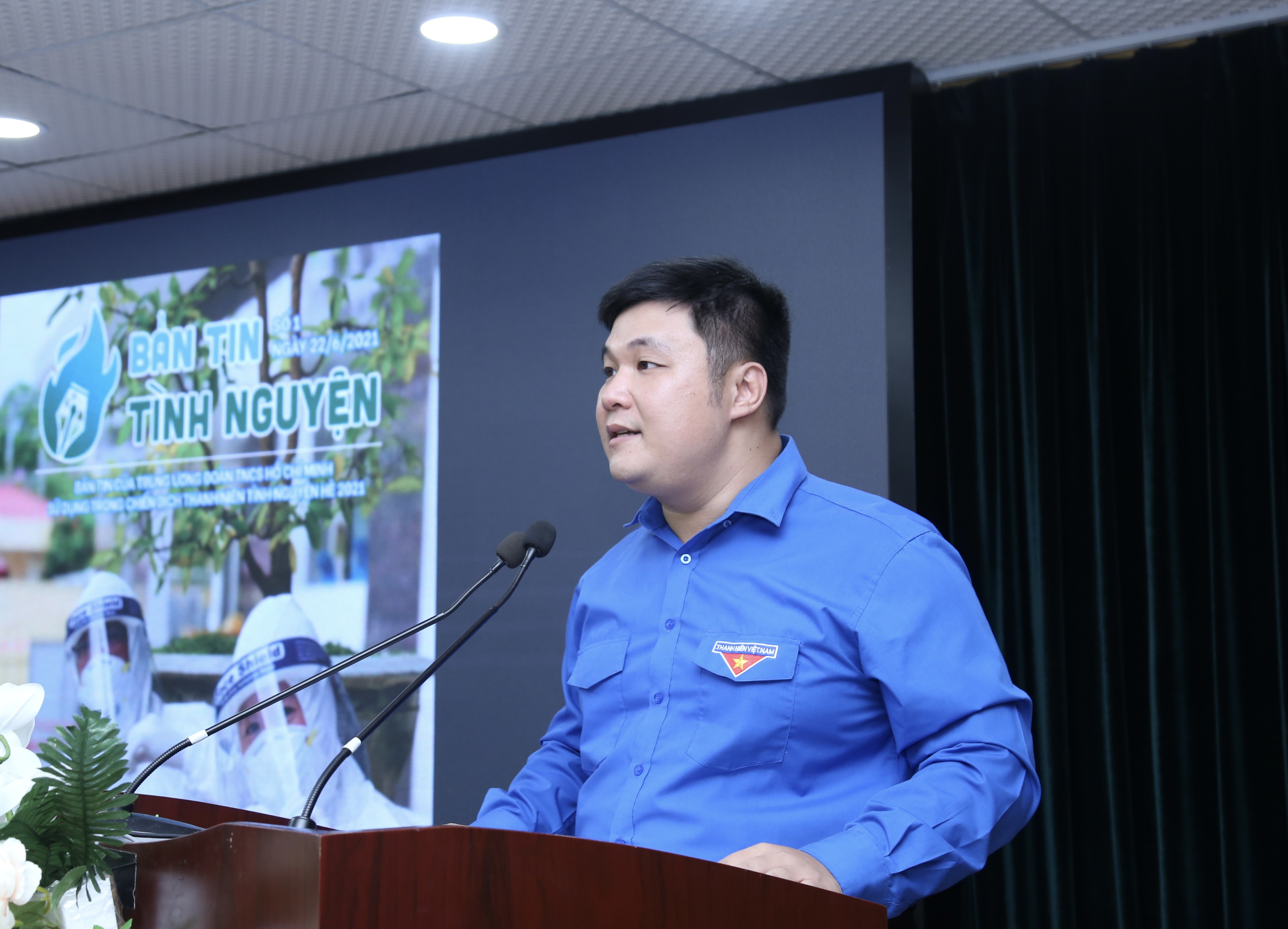 Trưởng Ban Tuyên giáo (Trung ương Đoàn) Nguyễn Thái An phát biểu tại buổi ra mắt
