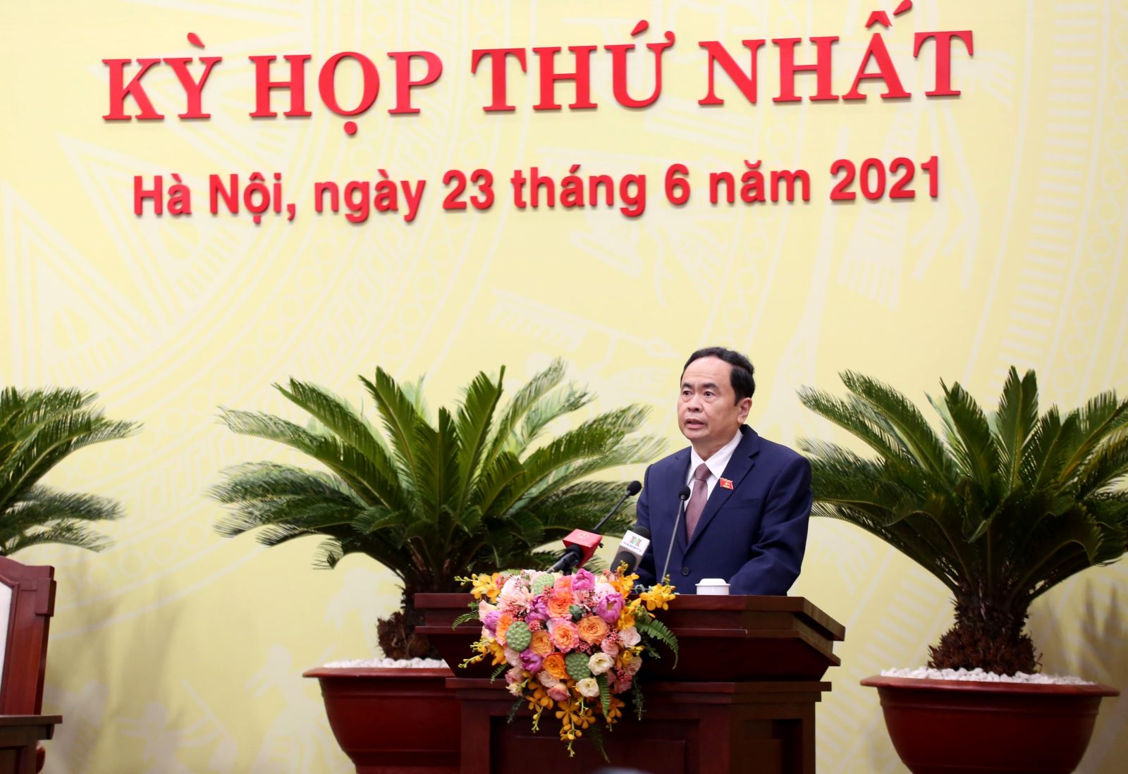 Phó Chủ tịch Thường trực Quốc hội Trần Thanh mẫn phát biểu chỉ đạo kỳ họp