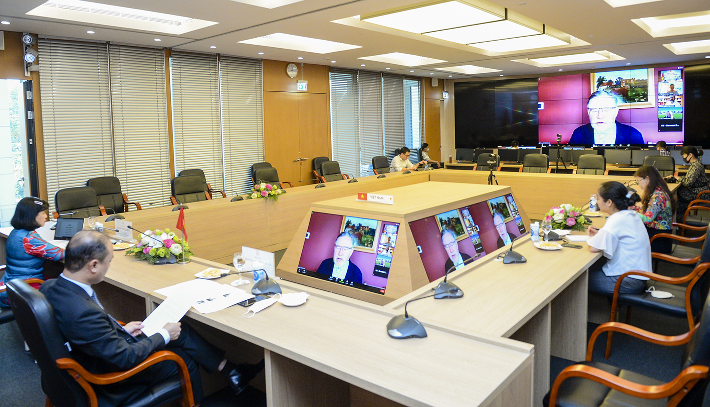 Hội nghị do IPU phối hợp với Nhóm nghị sĩ ANh tại IPU tổ chức bằng hình thức trực tuyến