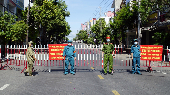 Địa bàn Phường 2 TP Tuy Hòa bắt đầu giãn cách xã hội từ 15h ngày 24.6