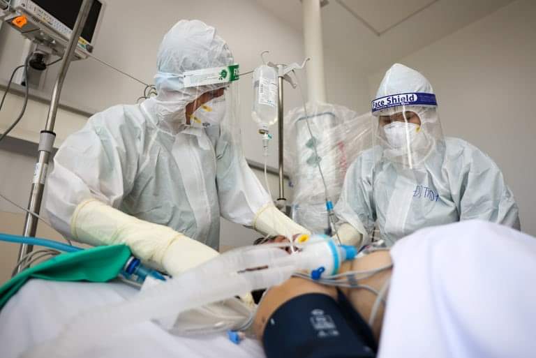 	Điều trị bệnh nhân nặng tại Bệnh viện Hồi sức Covid-19 TP Hồ Chí Minh Nguồn: Bộ Y Tế