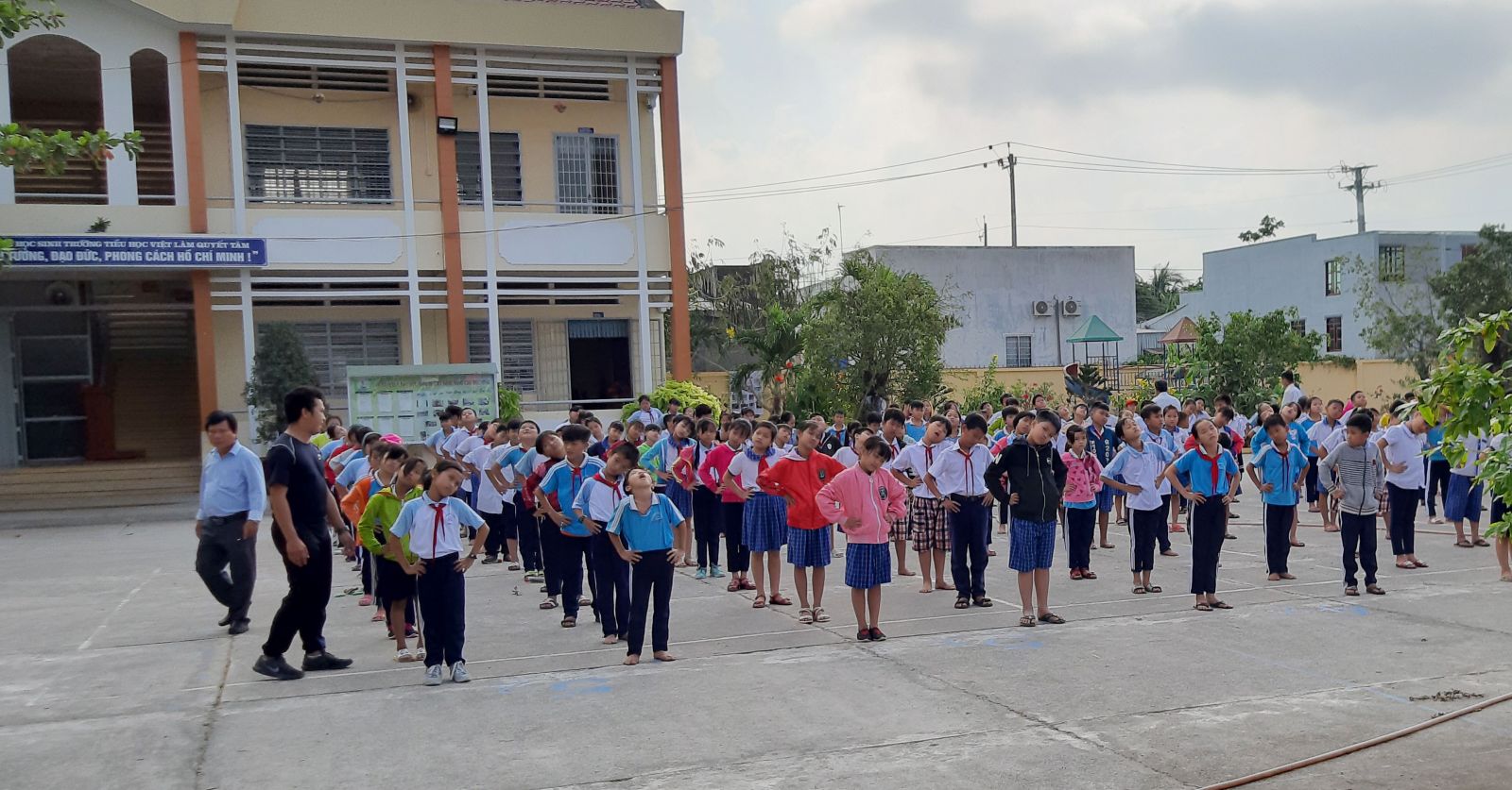 	Trường tiểu học Việt Lâm (xã Thanh Vĩnh Đông, huyện Châu Thành) được đầu tư xây dựng khang trang Nguồn: ITN