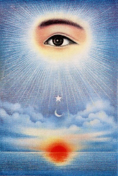 		Đạo Cao Đài thờ Thượng đế bằng hình ảnh con mắt trái, gọi là Thiên n - Nguồn: http://www.tongiaocaodai.com/