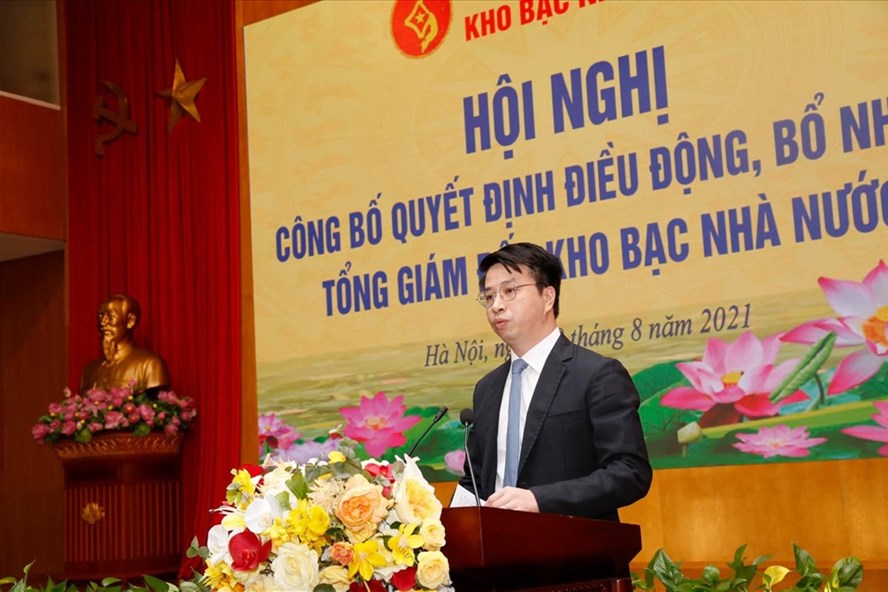 Ông Trần Quân, tân Tổng giám đốc Kho bạc Nhà nước sinh năm 1983.  