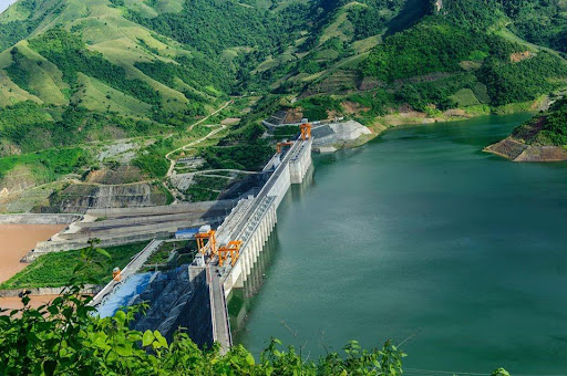 Hồ thủy điện Sơn La  Nguồn: ITN