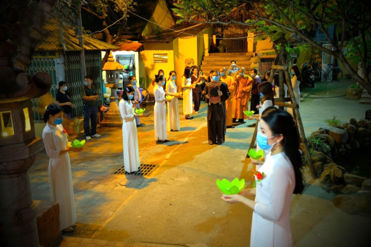 	Đại lễ Vu lan tại chùa Phúc Khánh, Hà Nội, năm 2020-Nguồn VOV
