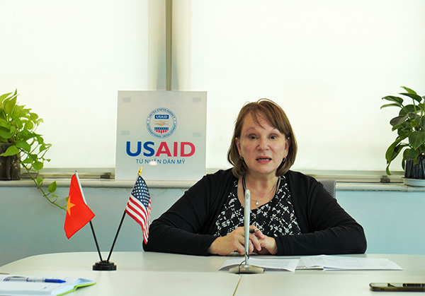 Giám đốc USAID Việt Nam Ann Marie Yastishock. Ảnh: ITN