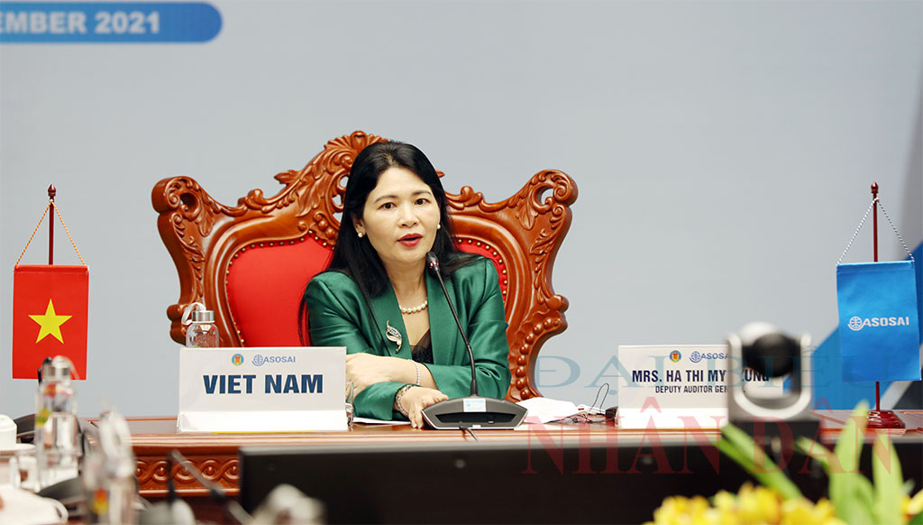 Phó Tổng Kiểm toán Nhà nước Hà Thị Mỹ Dung làm Trưởng đoànKiểm toán nhà nước Việt Nam tham dự  hội nghị