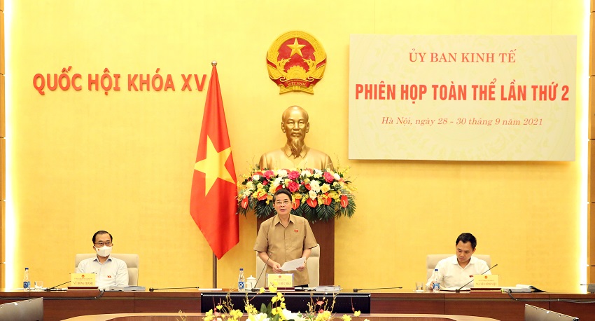 Chủ tịch Quốc hội Nguyễn Đức Hải phát biểu tại Phiên họp