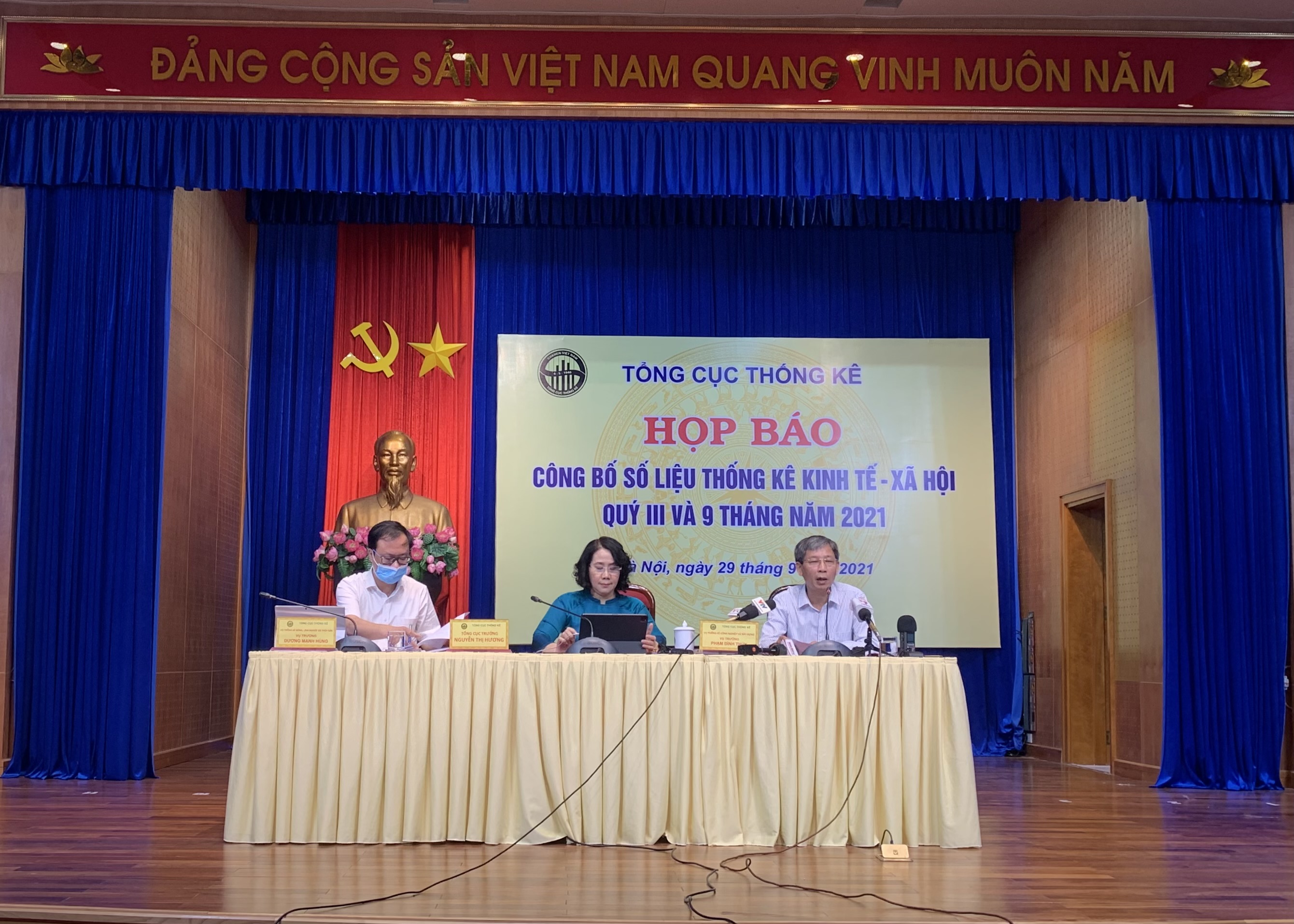 	Quang cảnh buổi họp báo Ảnh: Minh Trang