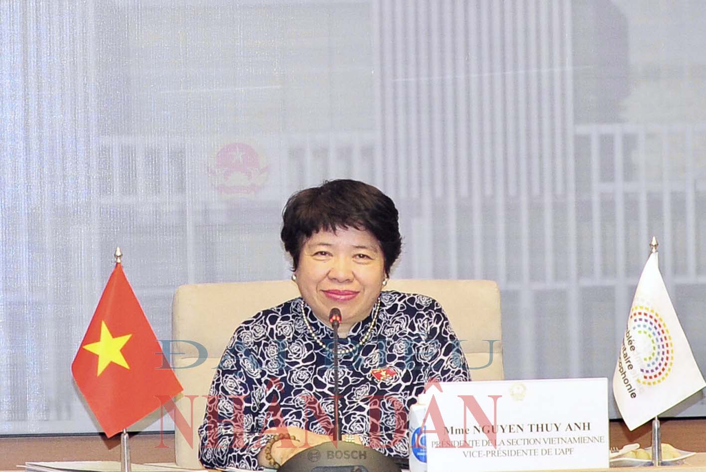 		Chủ nhiệm Ủy ban Xã hội, Chủ tịch Phân ban Việt Nam trong APF, Phó Chủ tịch APF Nguyễn Thúy Anh phát biểu tại hội nghị