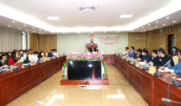 Đoàn Đại biểu Quốc hội tỉnh Nghệ An làm việc với Công ty Điện lực Nghệ An