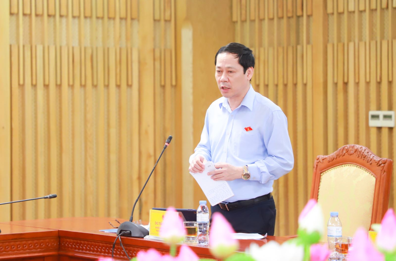 ĐBQH Trần Nhật Minh phát biểu tại phiên thảo luận