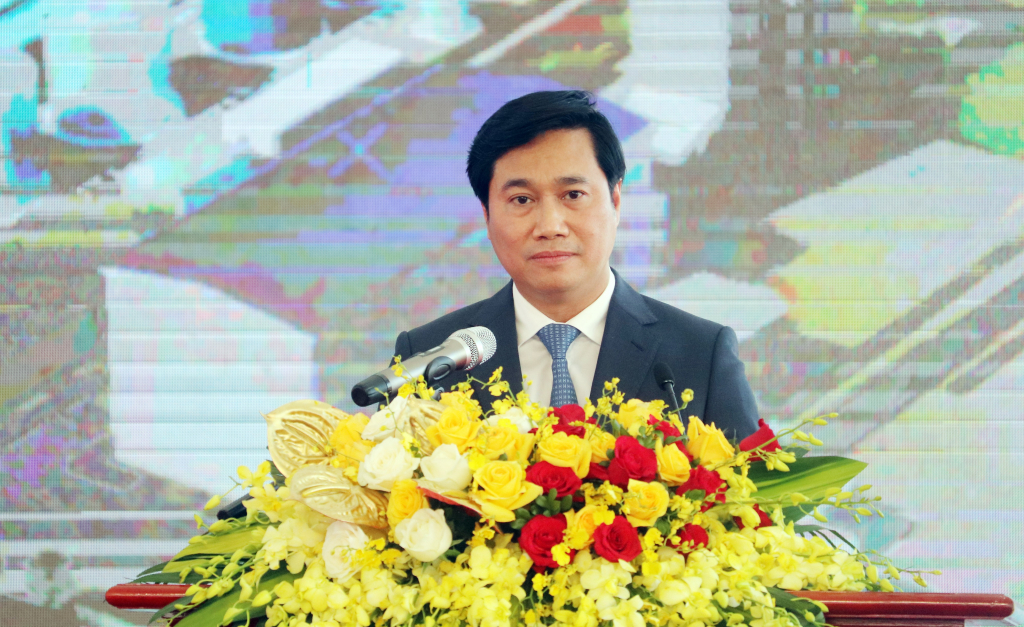 Chủ tịch UBND tỉnh Quảng Ninh Nguyễn Tường Văn phát biểu tại lễ khởi động dự án..jpg