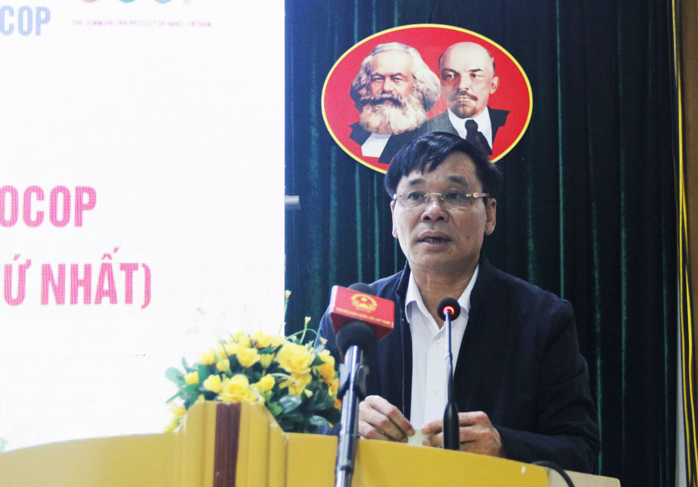 Giám đốc Sở Nông nghiệp và Phát triển Nông thôn thành phố Chu Phú Mỹ phát biểu chỉ đạo Hội nghị