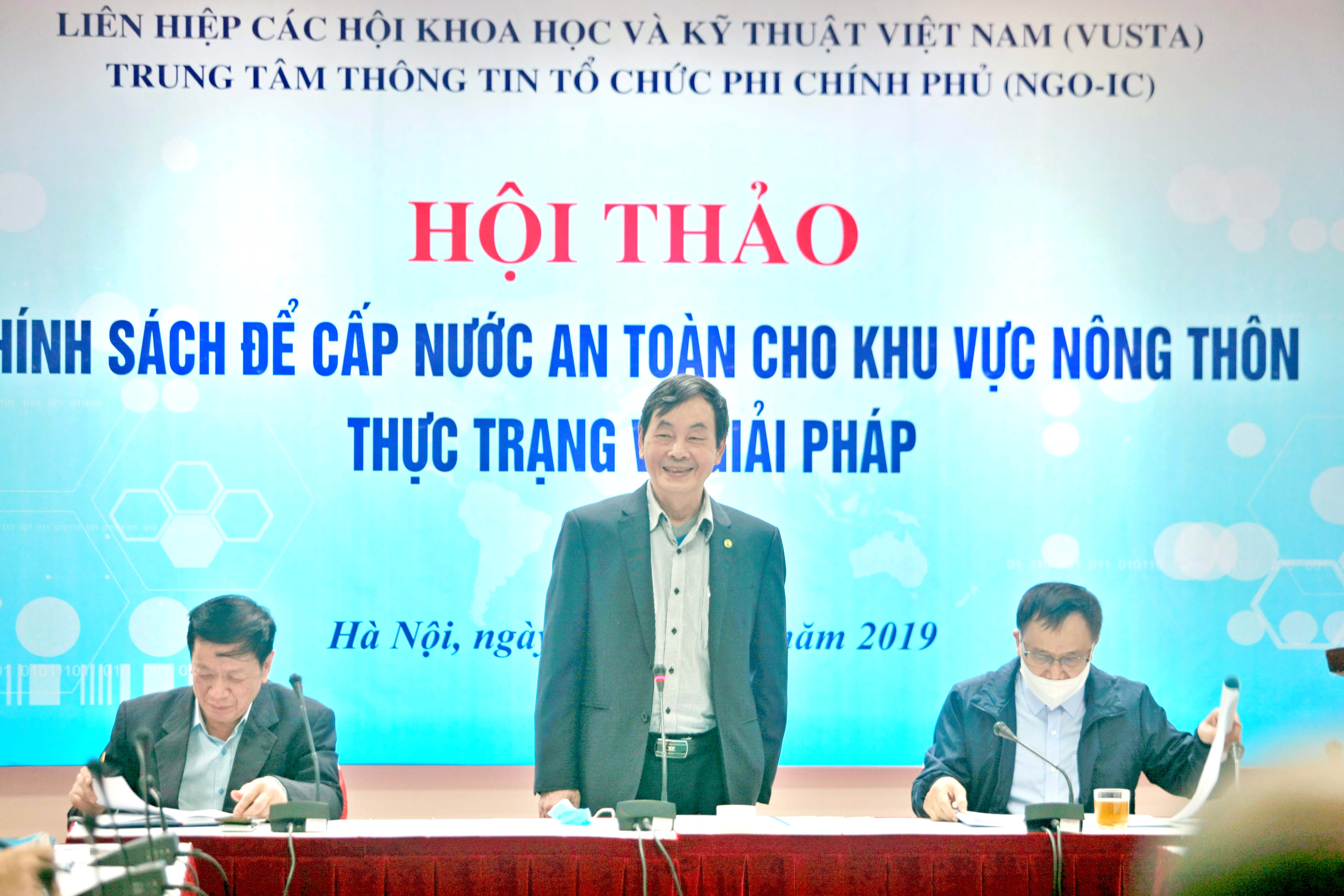 nguyên phó Chủ tịch kiêm Chủ nhiệm Uỷ ban kiểm tra Liên hiệp Hội Việt Nam TS. Phan Tùng Mậu
