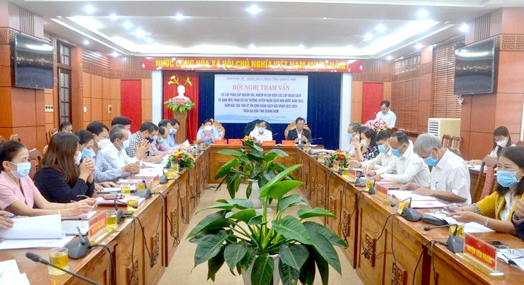 Ban Kinh tế - Ngân sách HĐND tỉnh Quảng Nam tổ chức Hội nghị tham vấn cụm 3 Ảnh Tấn Quang