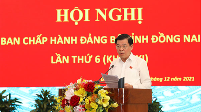Bí thư Tỉnh ủy Nguyễn Hồng Lĩnh phát biểu khai mạc Hội nghị 