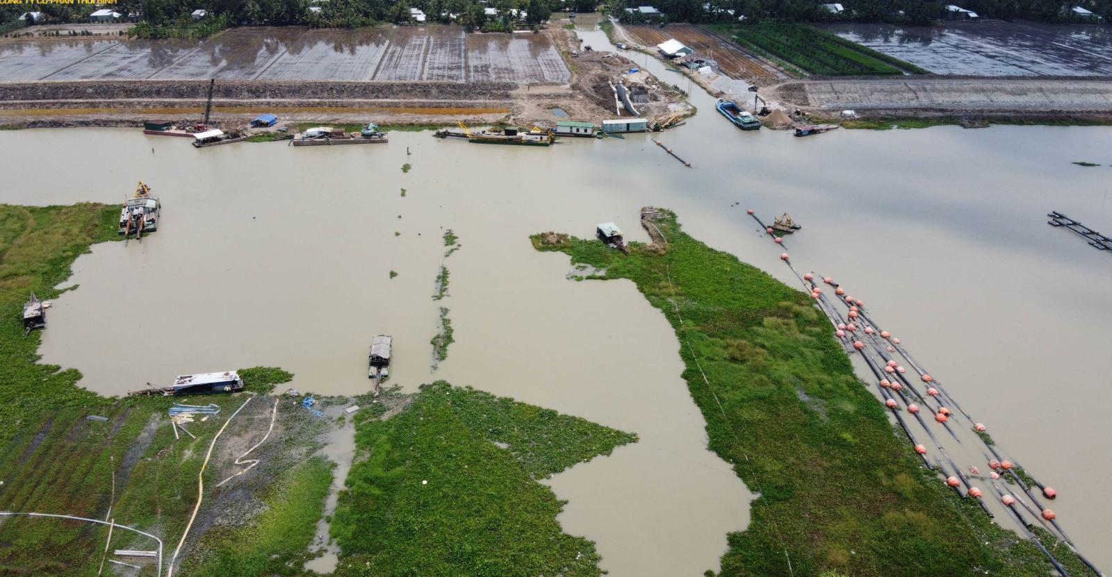 Công trình hồ chứa nước ngọt tỉnh Hậu Giang