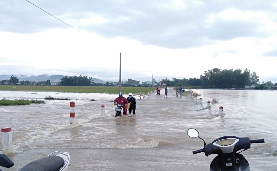 Ngập lụt tại Bình Định