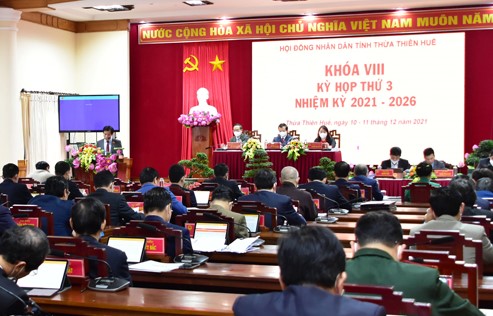 Kỳ họp thứ 3, HĐND tỉnh Thừa Thiên Huế Khóa VIII