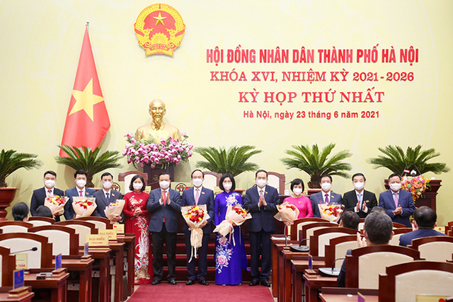 Kỳ họp Thứ nhất HĐND thành phố Hà Nội khóa XVI nhiệm kỳ 2021-2026 nguồn: Sở TTTT Hà Nội