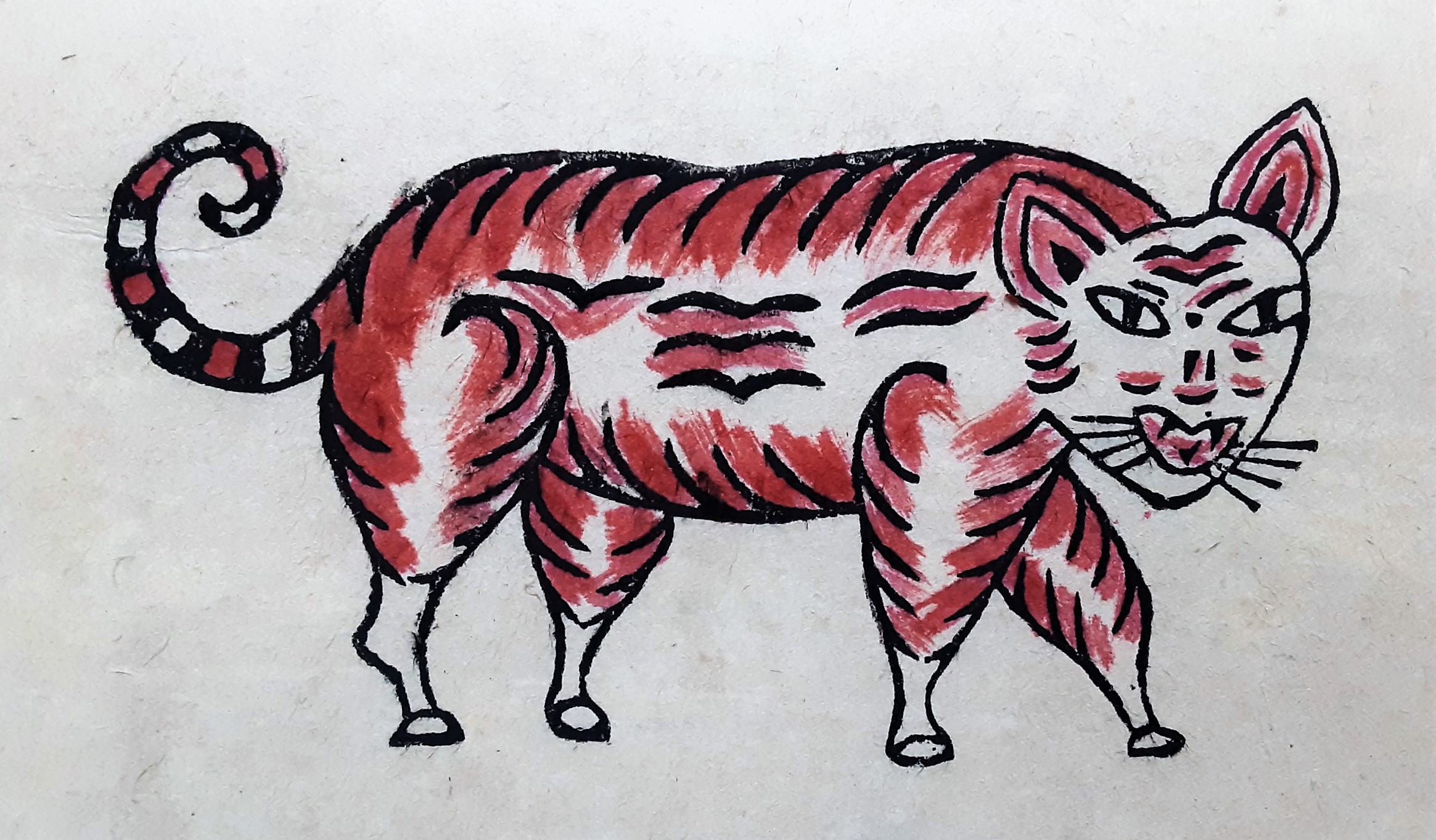 	Hình tượng con hổ trong tranh dân gian làng Sình