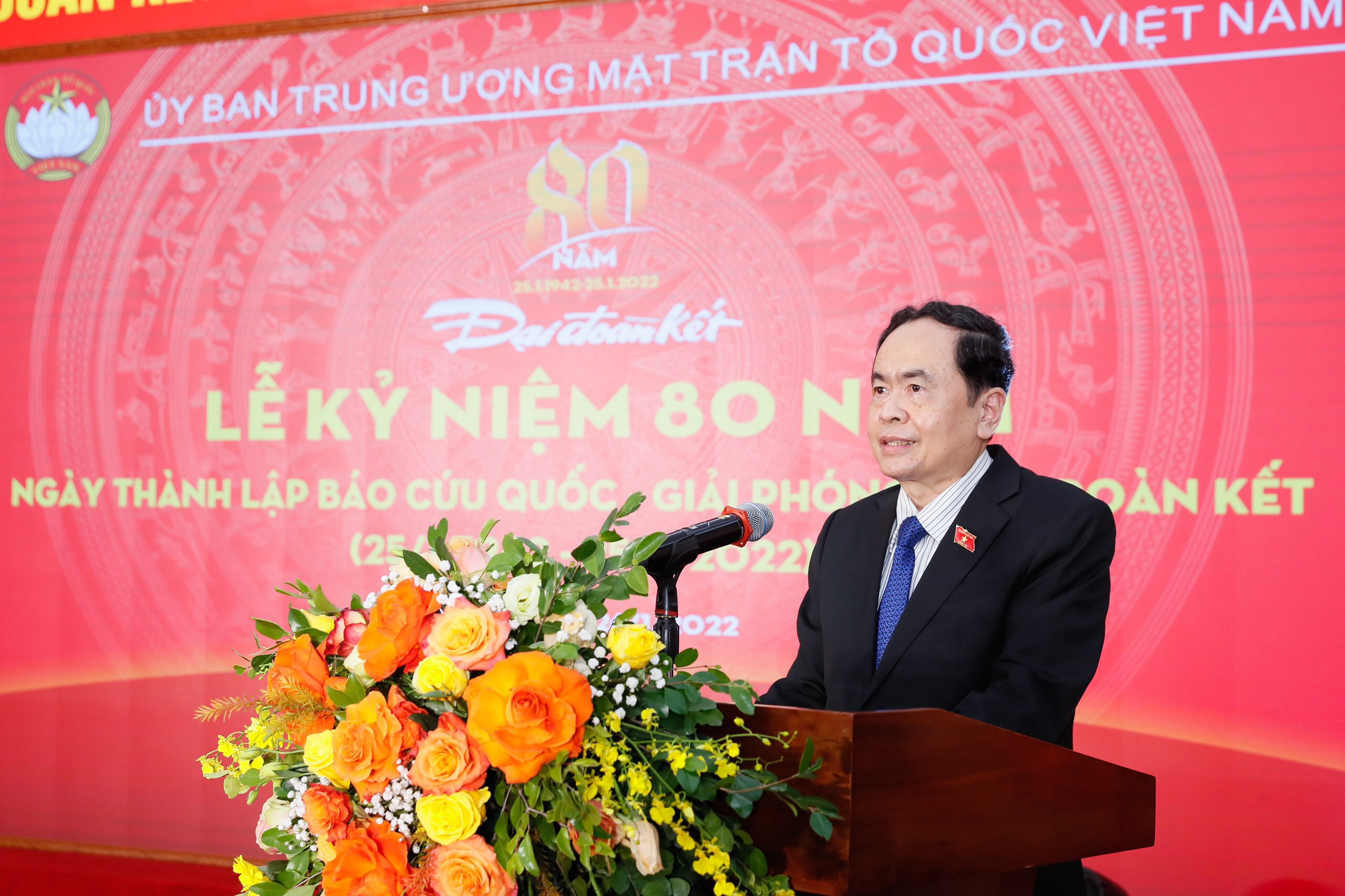 	Phó Chủ tịch Thường trực Quốc hội Trần Thanh Mẫn phát biểu tại lễ kỷ niệm