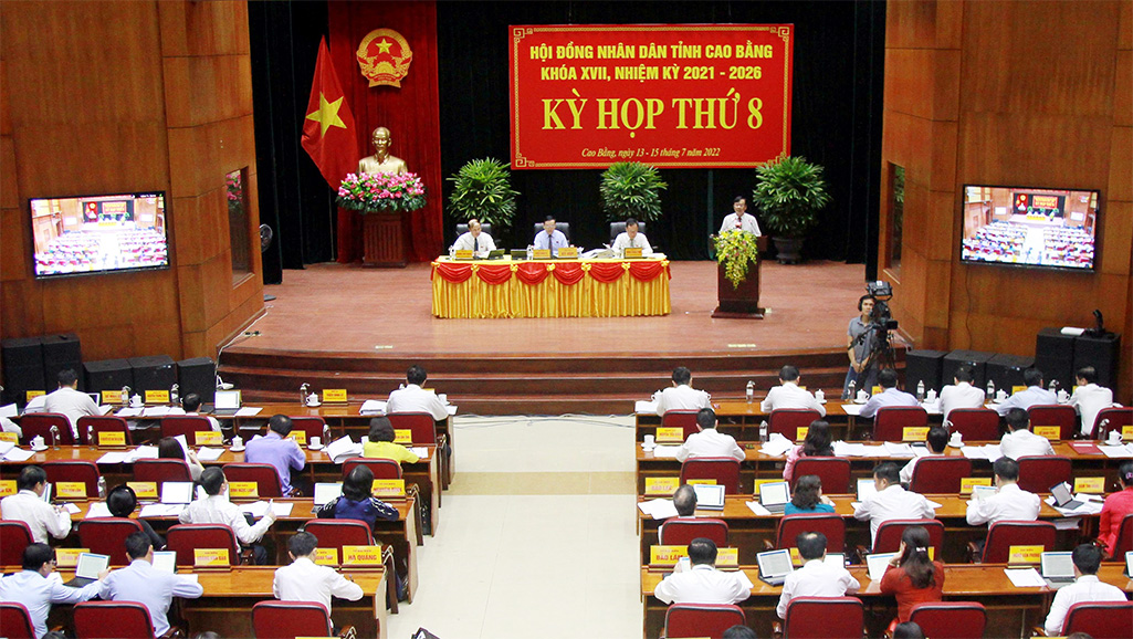 Phó Chủ tịch Thường trực Quốc hội Trần Thanh Mẫn dự và chỉ đạo Kỳ họp thứ Tám, Hội đồng Nhân dân tỉnh Cao Bằng -3