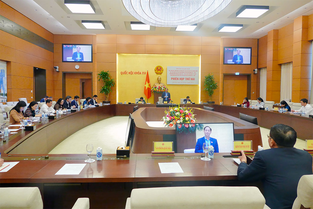 Phó Chủ tịch Quốc hội, Thượng tướng Trần Quang Phương chủ trì Phiên họp Đoàn giám sát của Quốc hội về 3 Chương trình mục tiêu quốc gia -0