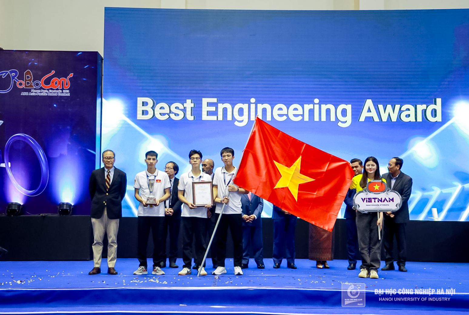 河內工業大學榮獲2023年亞太機器人創新大賽第三名