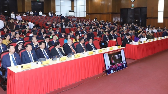 Các đại biểu tham dự kỳ họp. Ảnh: Đào Cảnh 